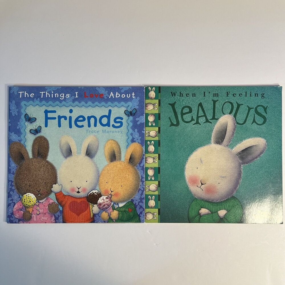 Set of Childrens Storybooks When Im Feeling Jealous Things I Love About Friends